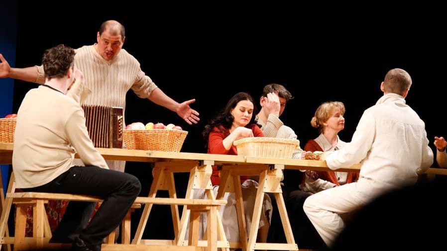 Спектакль «пролётный гусь» в мхт им. а. п. чехова