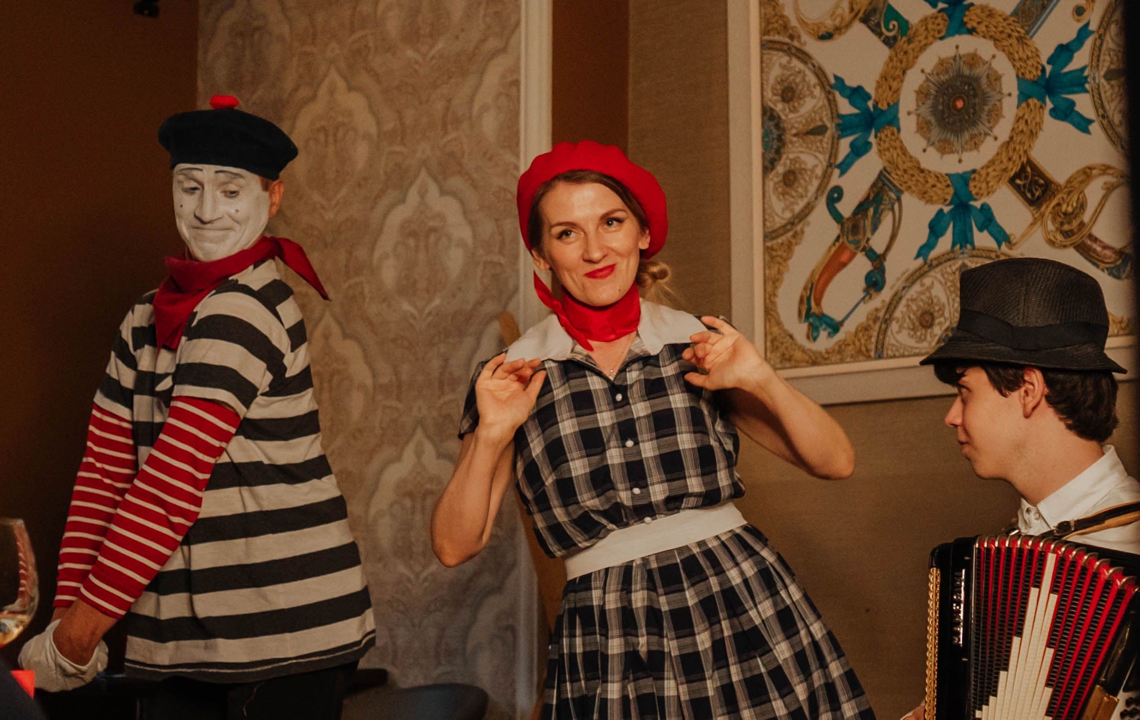 Французский вечер «однажды в париже: истории, аккордеон и веселье!»