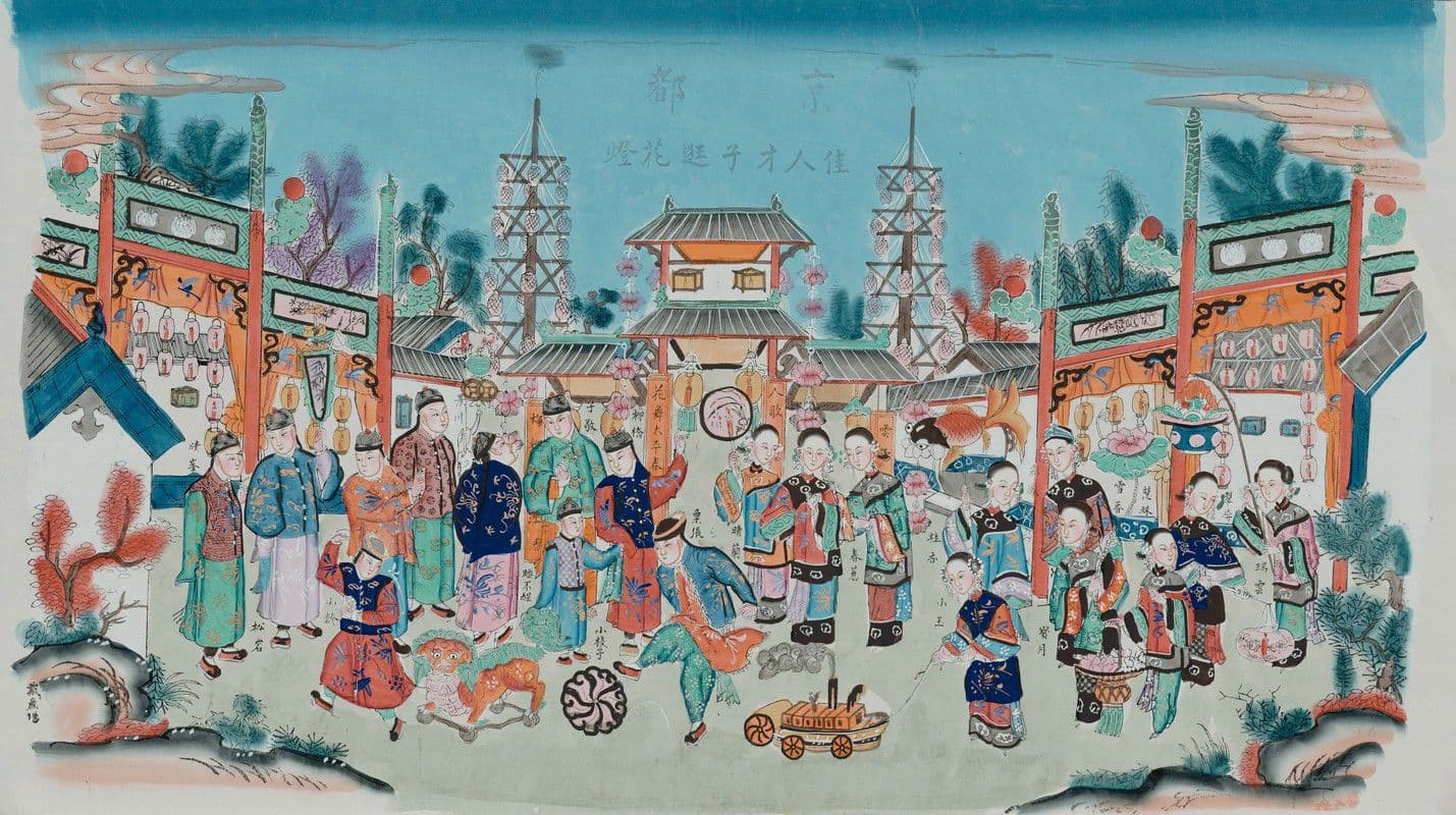 Выставка «праздник весны. новый год в старом пекине»