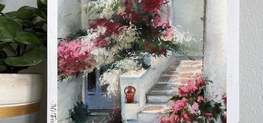 Мастер-класс по рисованию пастелью «уединённое местечко»