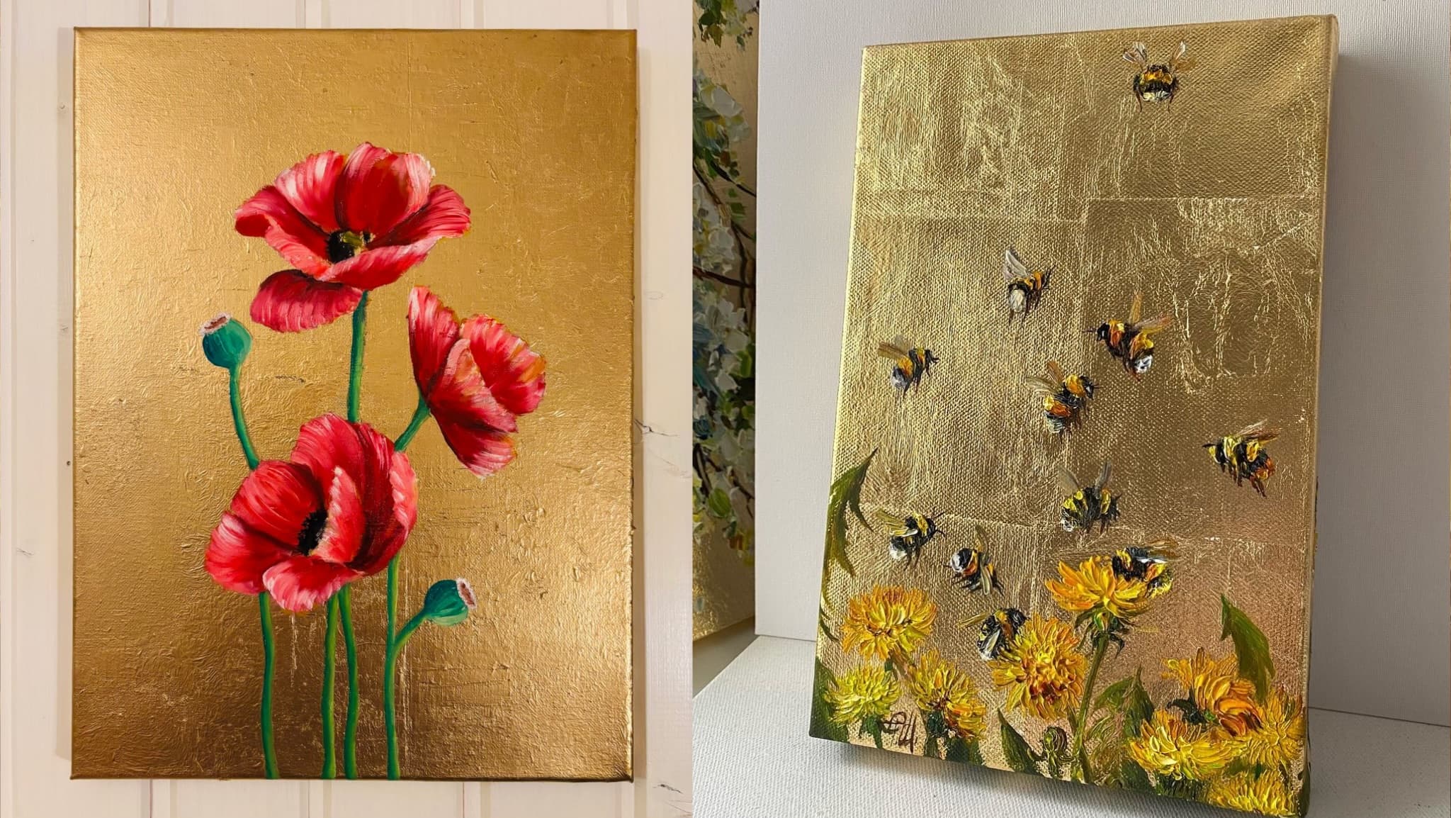 Мастер-класс: картина «золото и роскошь»