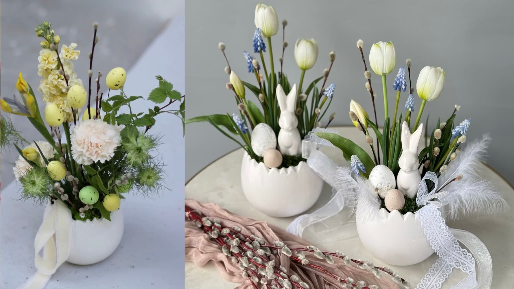 Мастер-класс по флористике «пасхальное яйцо»