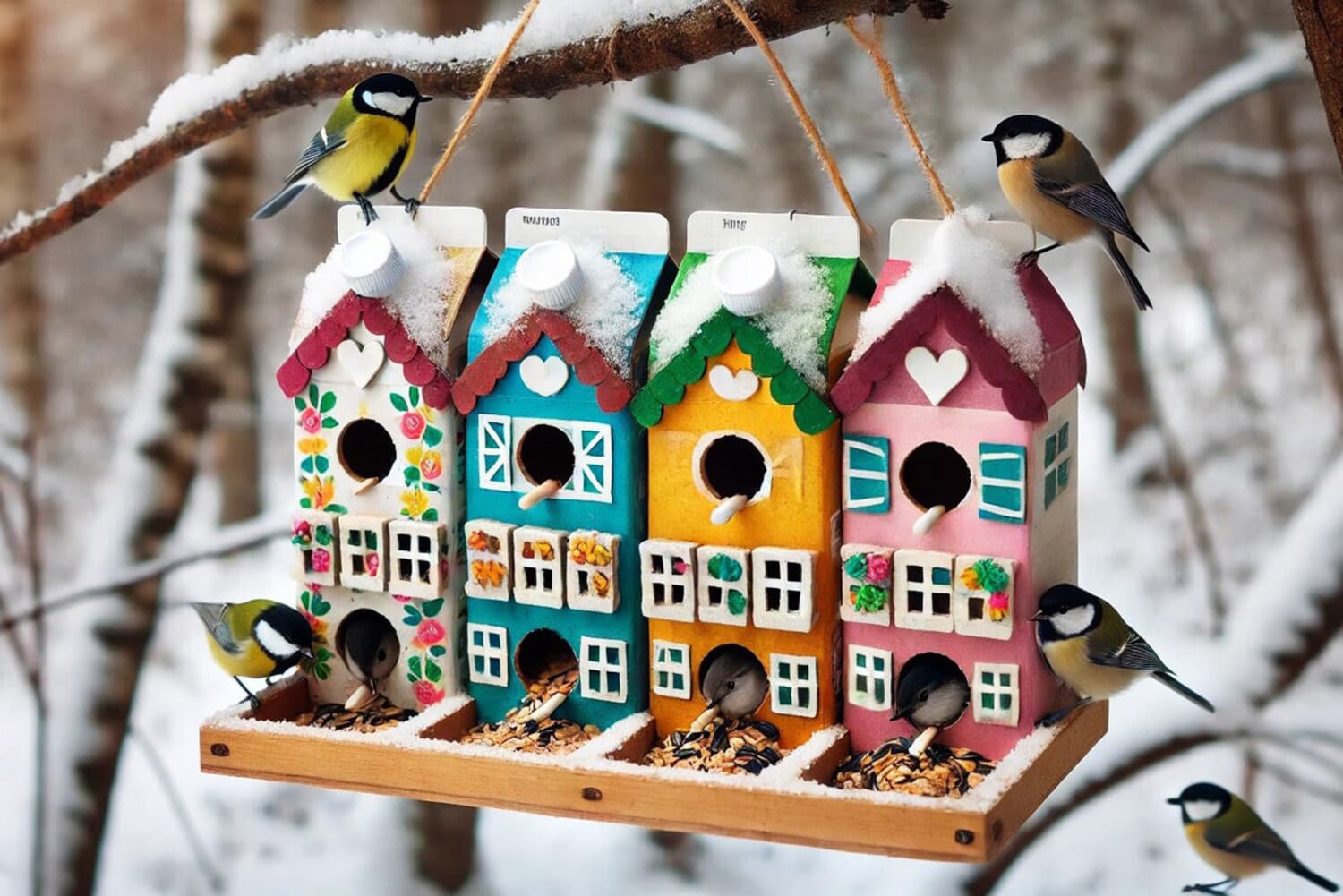 Мастер-класс "домик для птиц"