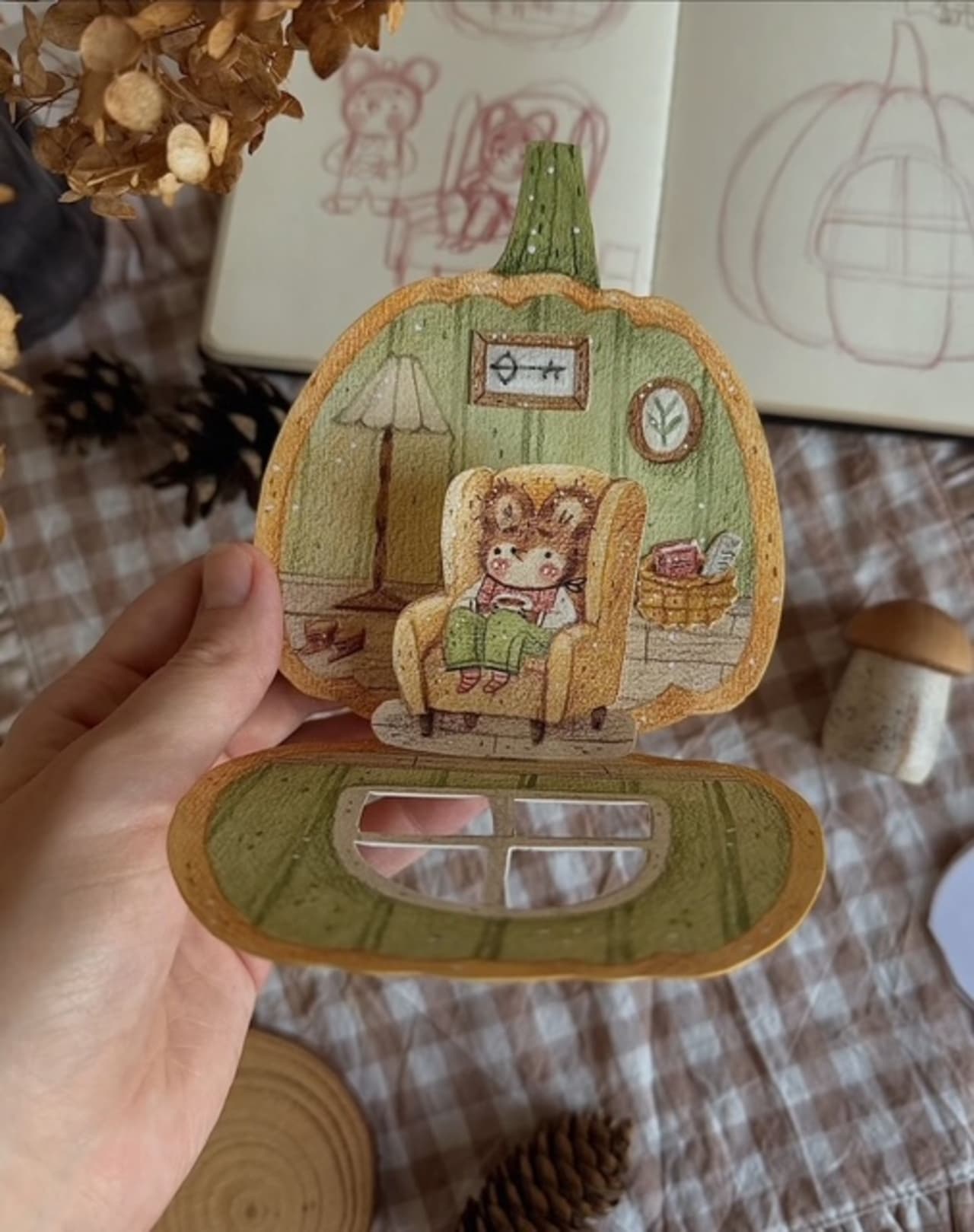 Мастер-класс «домик-раскладушка»