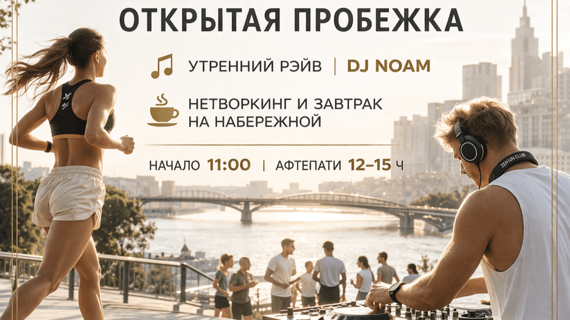 Пробежка - рэйв с клубом zen run club