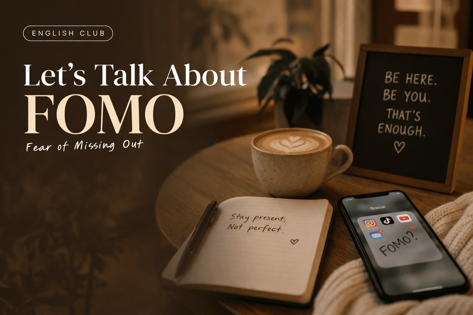 Английский клуб: обсуждаем fomo и внутренний баланс