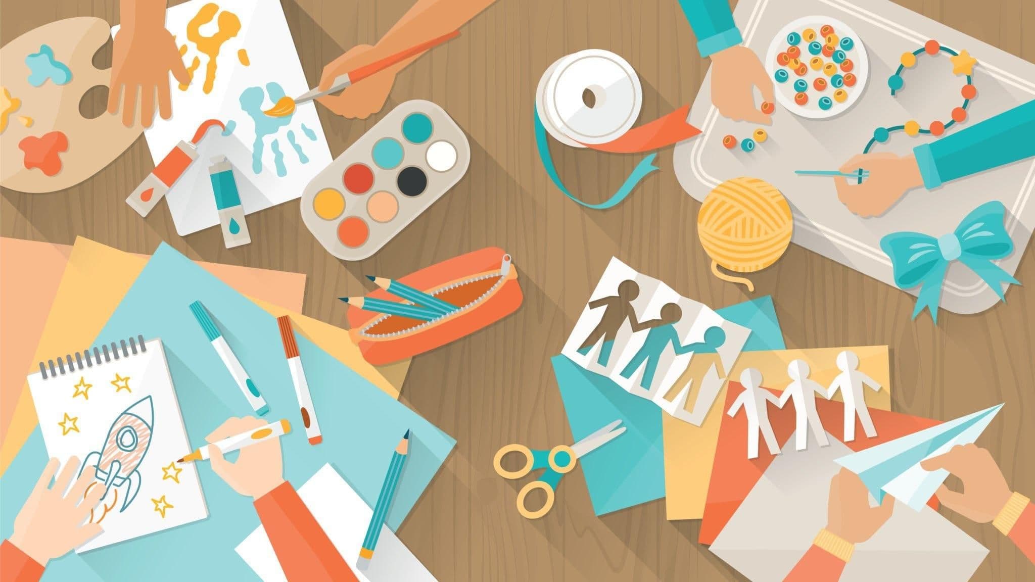 Плейсмат в стиле хохлома