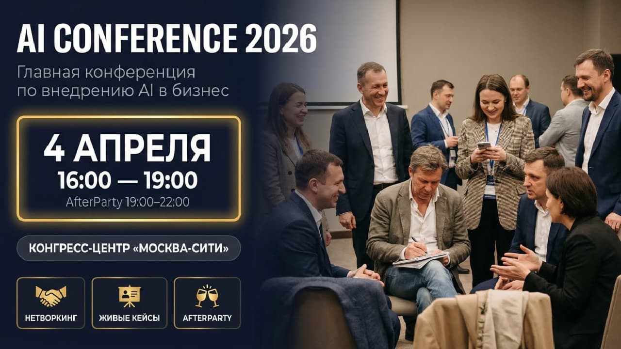 Ai бизнес-конференция и afterparty с предпринимателями