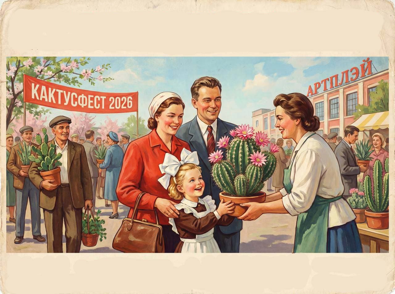 Весенняя выставка-ярмарка кактусов и суккулентов кактус фест 2026