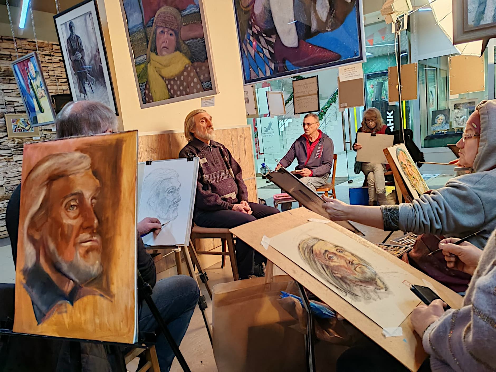 Мастер-класс "единство через портрет"